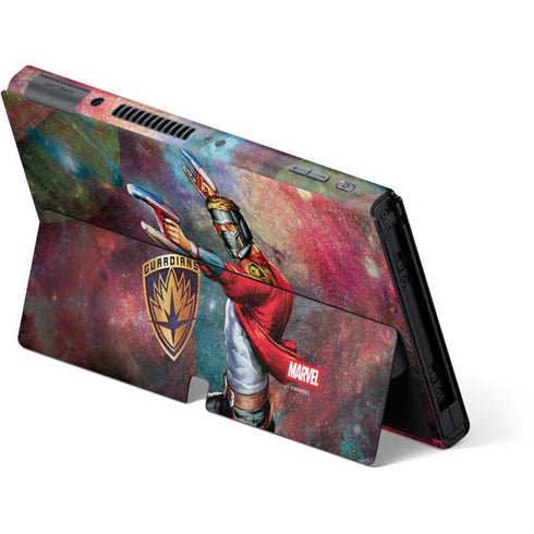 Marvel Star-Lord Cosmic Commander Nintendo Switch OLED (2021) Skin